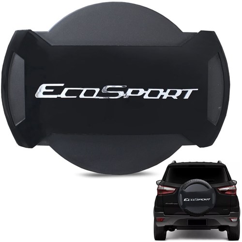 Capa de Estepe Ecosport 2013 a 2019 Antifurto Preto Bristol