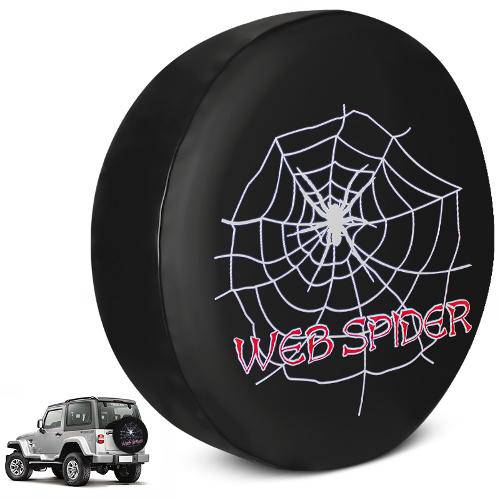 Capa de Estepe Troller Estampa Web Spider com Cadeado