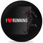 Capa estepe Ecosport Fox com Cabo Cadeado I love Running