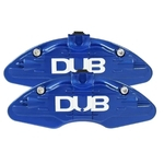 Capa Pinça de Freio Azul DUB - Universal - Roda Aro 14 em diante - (M3) - 2 Peças
