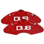 Capa Pinça de Freio Vermelha DUB - Universal - Roda Aro 14 em diante - (M3) - 2 Peças