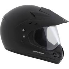 Capacete Ebf Motard Solid Preto