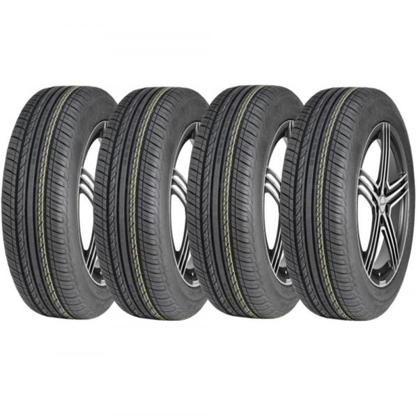 Combo 4 Pneus 407 EcoSport Lancer 205/60r16 Vi-682 Ovation