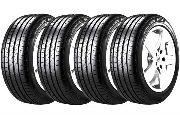 Combo 4 Pneus A1 Série 3 C4 Classe a 225/45r17 94w P7 Cinturato Pirelli