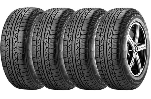 Combo 4 Pneus Hillux Pajero Ranger II 265/65r17 112h Scorpion Str Pirelli