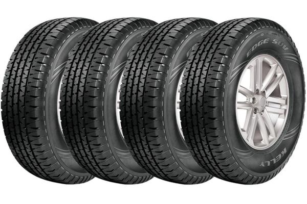 Combo 4 Pneus L200 Toyota Bandeirante Hilux 215/80r16 107s Kelly Edge Suv Goodyear