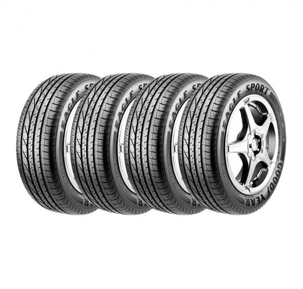 Combo com 4 Pneus 205/55R16 Goodyear Eagle Sport 91V