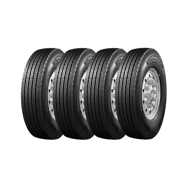 Combo com 4 Pneus 215/75R17,5 Triangle TR685 Liso 135/133L 16 Lonas