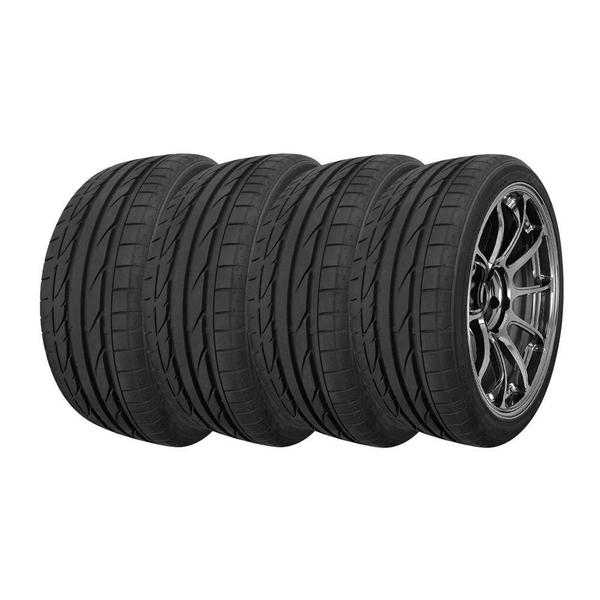 Combo com 4 Pneus 225/45R18 Bridgestone Potenza S001 91Y RUN FLAT