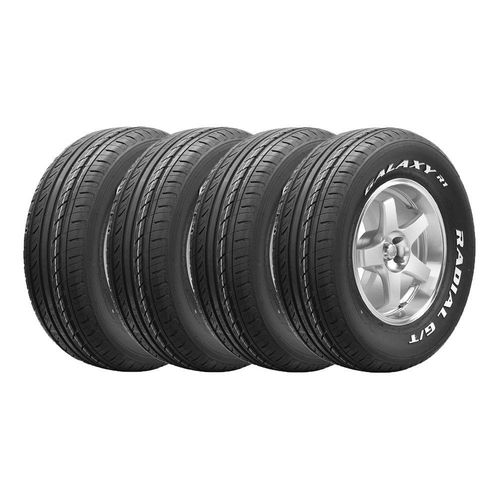 Combo com 4 Pneus 225/70r14 Galaxy R1 Radial GT 98H (Letra Branca)