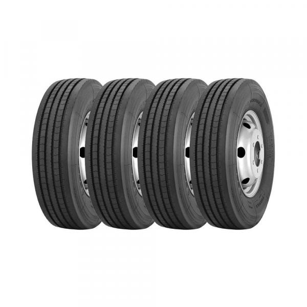 Combo com 4 Pneus 235/75R17,5 Chaoyang CR960A Liso 143/141J 16 Lonas