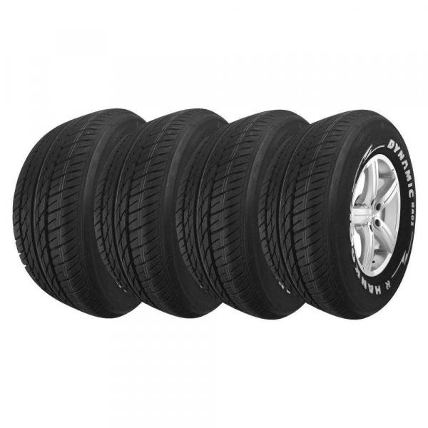 Combo com 4 Pneus 255/60R15 Hankook Dynamic RA03 102H (Letra Branca)