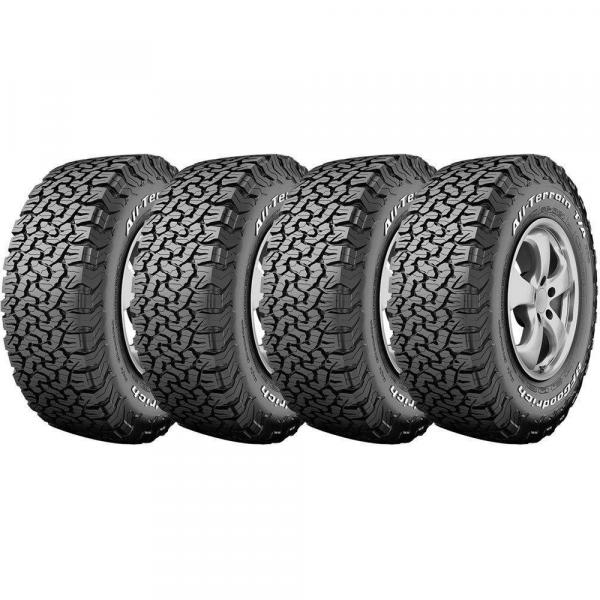 Combo com 4 Pneus 265/65R17 BF Goodrich All Terrain KO2 A/T 120S (Letra Branca)