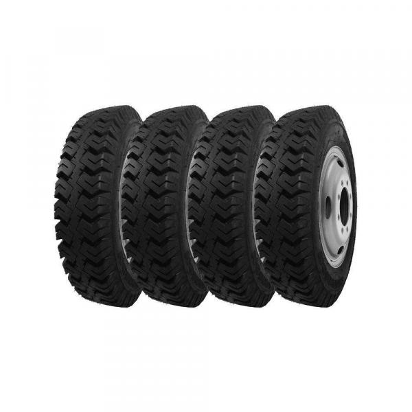 Combo com 4 Pneus 750-16 Maggion Super Traction Borrachudo 12 Lonas