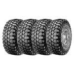 Combo com 4 Pneus 37x14,5R15 Maxxis Creepy Crawler M8090 127K 8 Lonas MUD