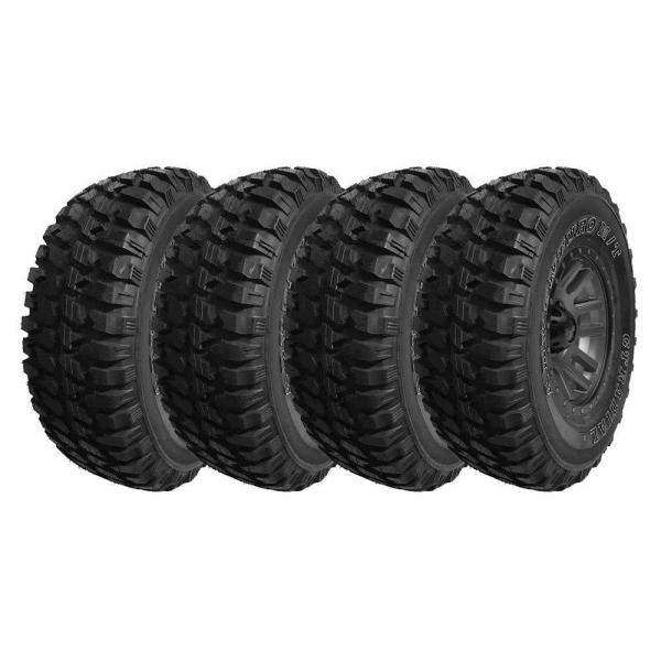 Combo com 4 Pneus 33x12,5R15 GT Radial Adventuro MT MUD 108Q 6 Lonas (Letra Branca)