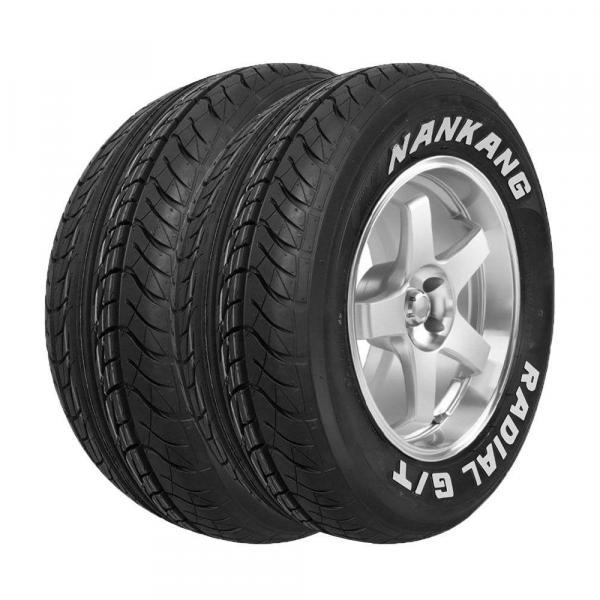 Combo com 2 Pneus 205/60R15 Nankang Radial GT 91H (Letra Branca)