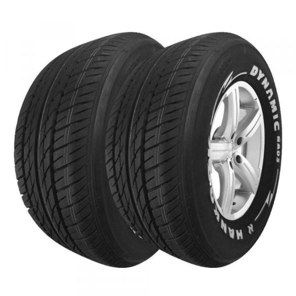 Combo com 2 Pneus 255/60R15 Hankook Dynamic RA03 102H (Letra Branca)