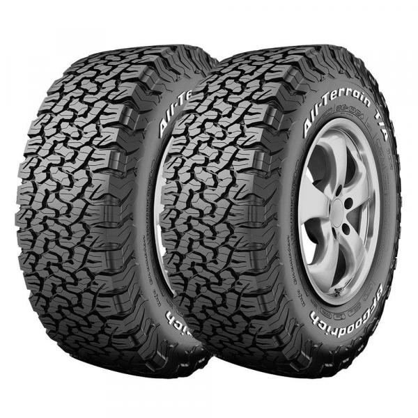 Combo com 2 Pneus 265/70R17 BF Goodrich All Terrain KO2 A/T 112/109S (Letra Branca)