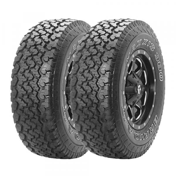 Combo com 2 Pneus 215/75R15 Maxxis AT-980 A/T 102S (Letra Branca)