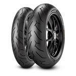 Combo Pneu 120/70-17 + 180/60-17 Diablo Rosso 2 Monster 821