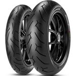 Combo Pneu Cb 250 Twister 140/70r17 + 110/70R17 Diablo Rosso II Pirelli