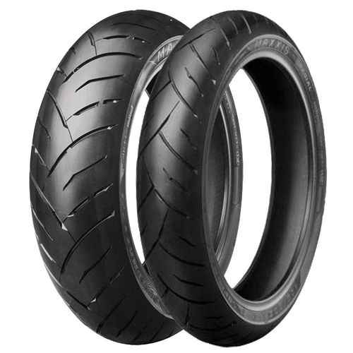 Combo Pneu Dianteiro 120/70R17 + Traseiro 190/50R17 Maxxis Supermaxx ST MA-ST2 Moto