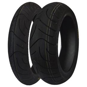 Combo Pneu Dianteiro 120/70R17 + Traseiro 190/55R17 Maxxis M6029 Moto