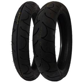 Combo Pneu Dianteiro 100/80R17 + Traseiro 130/70R17 Maggion Sportissimo Moto