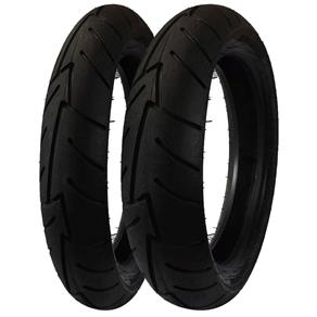 Combo Pneu Dianteiro 100/80R17 + Traseiro 130/70R17 Maggion Street Sport 2 Moto