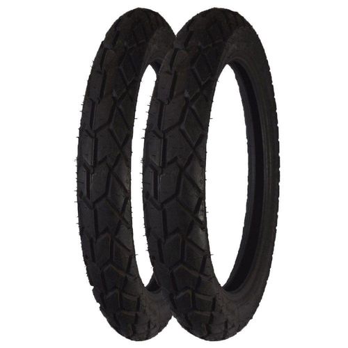 Combo Pneu Dianteiro 275-18 + Traseiro 90/90-18 Michelin Sirac Street Moto