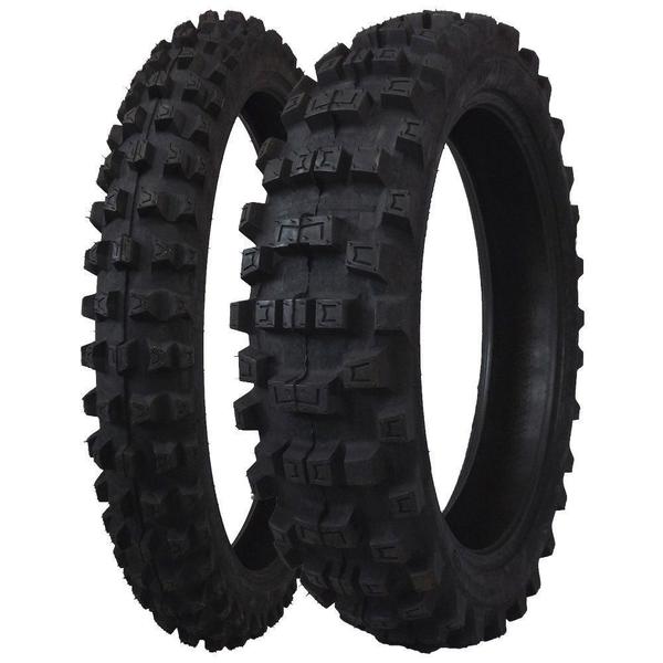 Combo Pneu Dianteiro 80/100-21 + Traseiro 100/100-18 Michelin AC10 Cross TT Moto