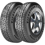 Combo 2 Pneus 185r14c 104/102r Radial Tubeless Cv5000 Firestone