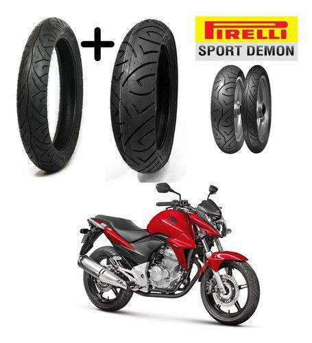 Combo Pneus Cb 300 Pirelli Dianteiro + Traseiro Sem Camara