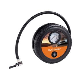 Compressor de Ar Automotivo 12V Vazão 15L/min Pressão de 200Psi com 3 Bicos Preto Multilaser - AU615