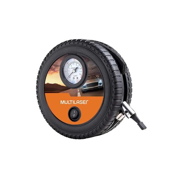 Compressor de Ar Roda 12v Vazao 15l/min 200psi 3 Bicos - Multilaser