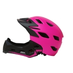 Crianças completa capacete integral coberto Kid Capacete de bicicleta equilíbrio face