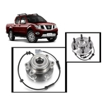 Cubo De Roda Dianteiro Rolamento Nissan Frontier 4x4 Com Abs