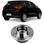 Cubo Roda Fiat Argo 1.0 1.3 1.8 2018 a 2019 Traseiro Com Rolamento