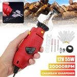 DC 12V 55W Chain Saw Sharpener Chainsaw Grinder Electric File Pro Handle Tools