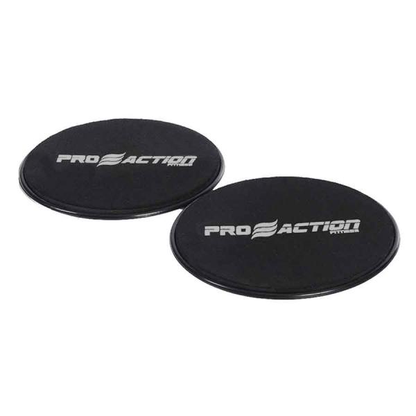Discos de Deslizamento de Plástico Preto G186 Proaction Sports
