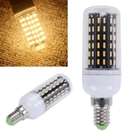 E14 30W 220V 96LED 4014 SMD Energy Saving Luz milho Lampada Lampada Branco Quente