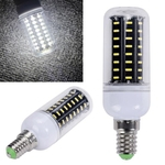 E14 25W 110V 72LED 4014 SMD Energy Saving Luz milho Lamp Bulb Pure White