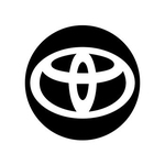 Emblema Calota Resinado 48mm Preto/prata New Kar Universal Toyota