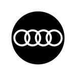 Emblema Calota Resinado 51mm-preto/prata Audi-nk-138310