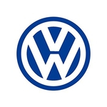 Emblema Calota Resinado 58mm -branco/azul Volkswagen-nk-138418