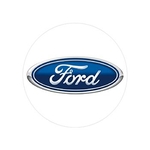 Emblema Calota Resinado 90mm-prata Ford-nk-138348