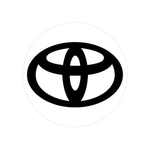 Emblema Calota Resinado 58mm Prata/preto New Kar Universal Toyota