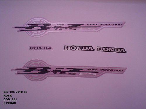 Faixa Biz 125 Es 10 - Moto Cor Rosa - Kit 921 - Jotaesse