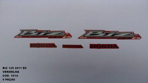 Faixa Biz 125 Es 11 - Moto Cor Vermelha - Kit 1014 - Jotaesse